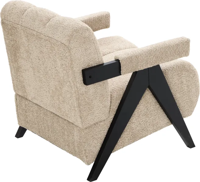 Fotel Biscuit 32 (boucle cappuccino)