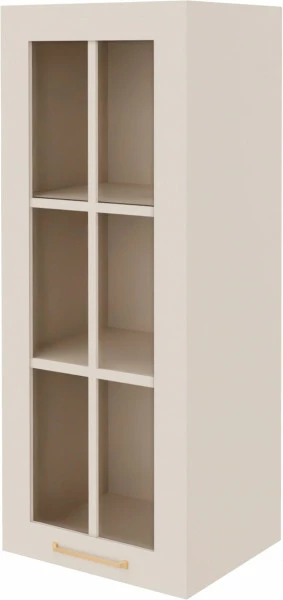 Szafka 40 górna witryna prawa Laurencja (kaszmir lakier) 100 cm