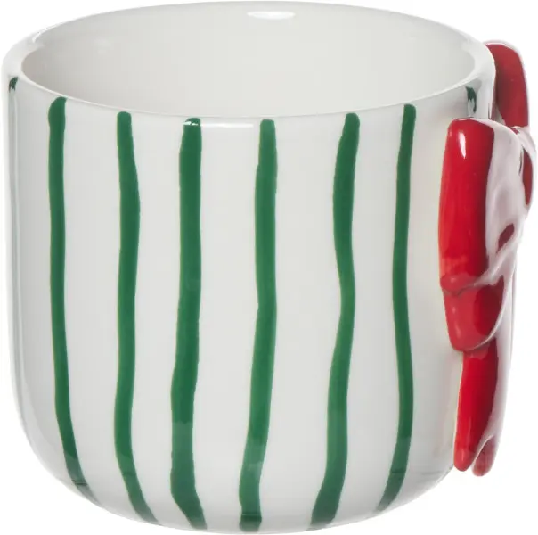 Kubek Christmas 182 (biały/czerwony/zielony)