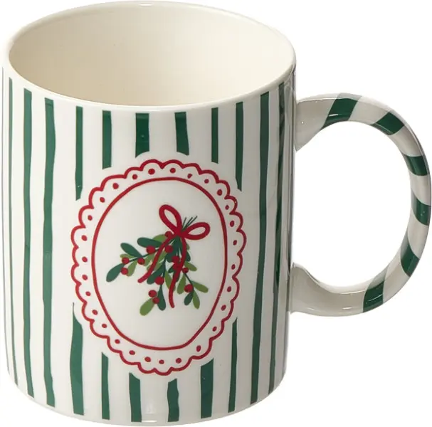 Kubek Christmas 189 (biały/zielony)