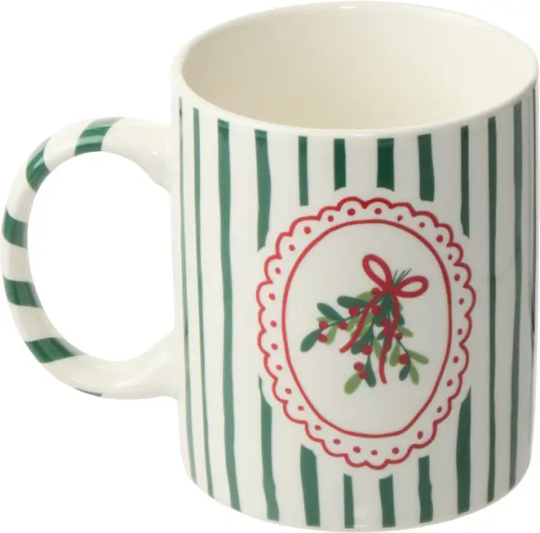 Kubek Christmas 189 (biały/zielony)