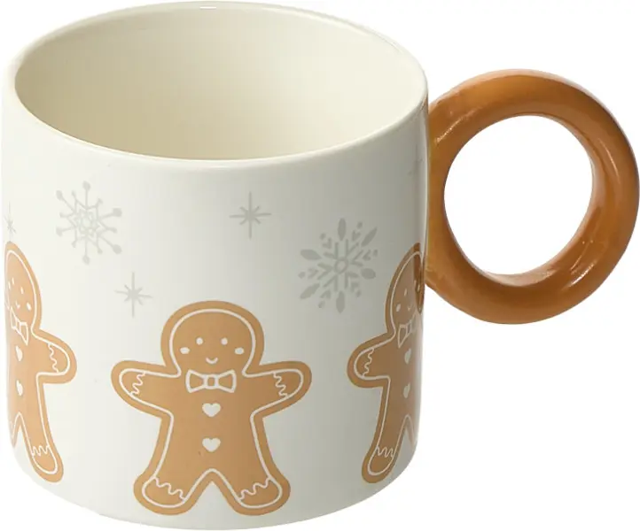 Kubek Ginger Christmas 190 (biały/beżowy)