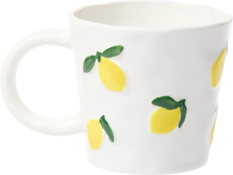 Kubek Lemoni 164 (biały w cytryny)