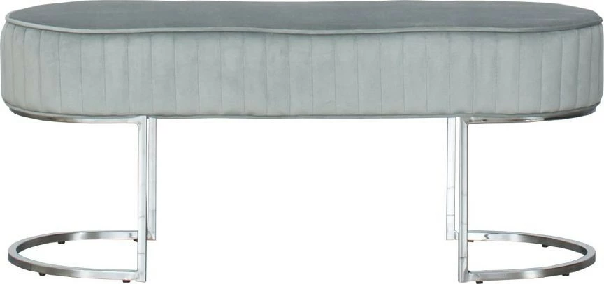 Ławka Ravia 1 (welur szary)