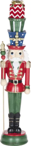 Dziadek do orzechów Classic Christmas 199 (czerwony/zielony)