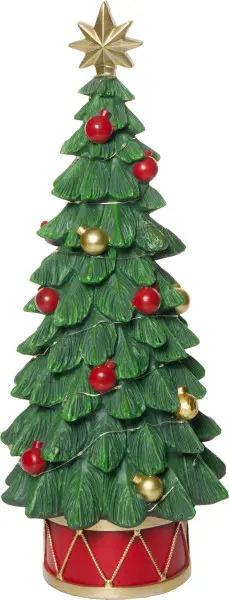 Ozdoba bożonarodzeniowa choinka LED Classic Christmas 234 (złoty/czerwony)