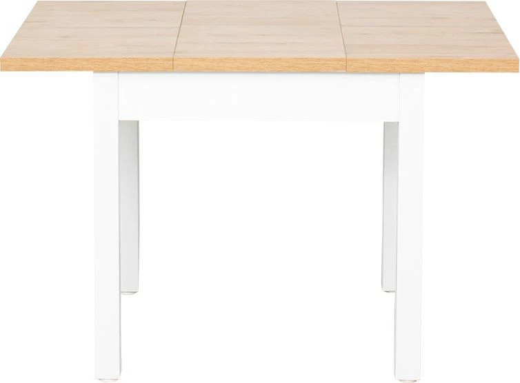 Stół rozkładany 79x80-120x80 (dąb Soma ciemny/białe)