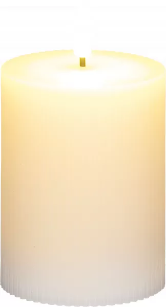 Świeca woskowa LED mała Cozy Light 55 (jasnoróżowa)