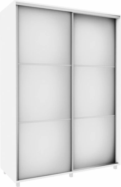 Szafa przesuwna 3xlustra 150cm (biały)