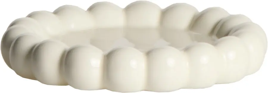 Taca dekoracyjna Pearl 18 (kremowa)