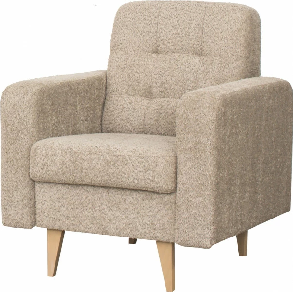 Fotel Sewilla (boucle cappuccino)