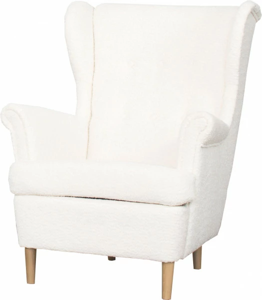Fotel Werina (boucle kremowy)