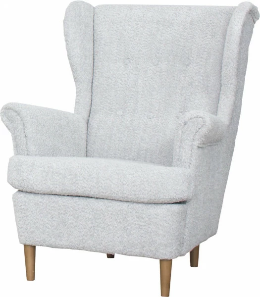 Fotel Werina (boucle szary)