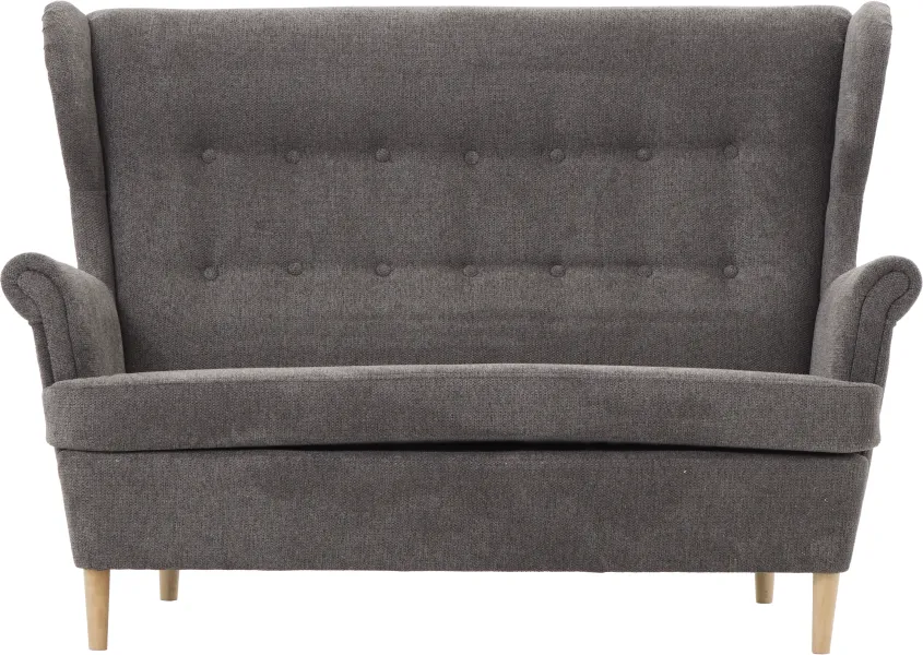 Sofa 2-osobowa Werina (rojal grafit)