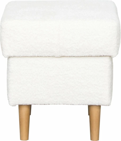 Puf Werina (boucle kremowy)