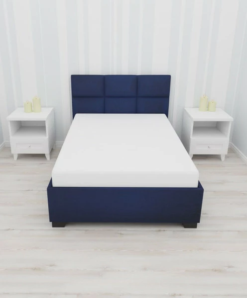 Prześcieradło z gumką (białe - 120x200cm)