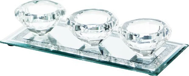 Świecznik potrójny Diamento 1 (diamentowy)