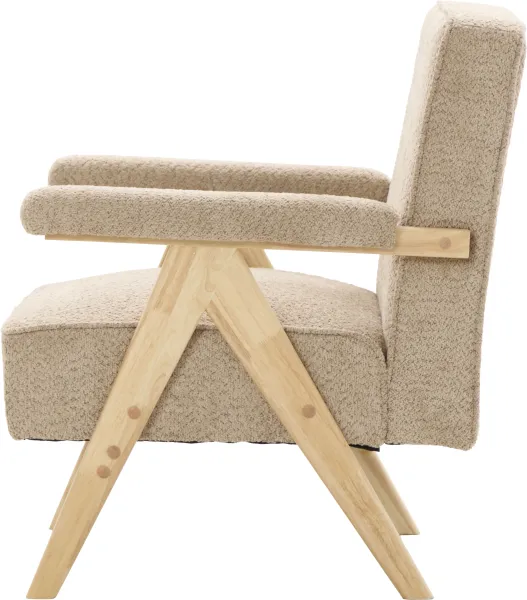 Fotel Vintage 25 (boucle cappuccino)
