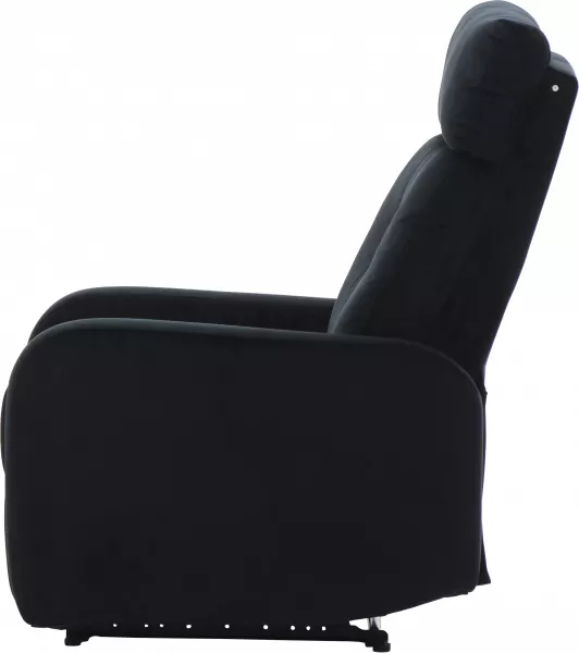 Fotel Gerona z funkcją relax (czarny)