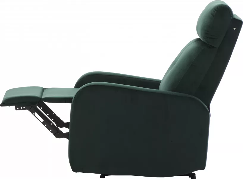 Fotel Gerona z funkcja relax (zielony)