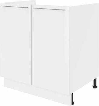 Szafka 80 dolna pod zlew Loara (biały połysk) 