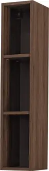 Szafka 20 górna wys.100cm odkryta (biały lakier mat/orzech Foresta) 
