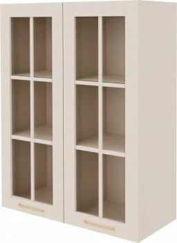 Szafka 80 górna witryna Laurencja (kaszmir lakier) 100 cm 