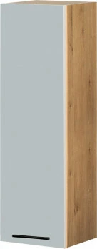 Szafka 30 górna lewa Monia 100cm (szary/dąb Soma ciemny) 
