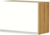 Szafka 50x36 nad okap Monia (biały połysk/dąb Soma ciemny) 