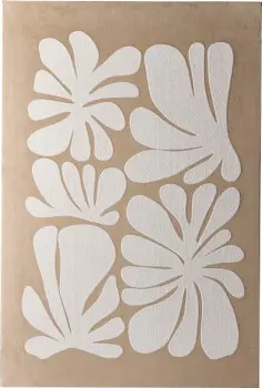 Obraz Deco Arte 17 (jasny brąz/biały) 