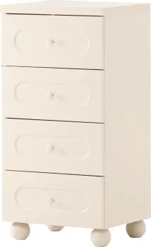 Komoda 50 z 4 szufladami Rozano (kaszmir lakier mat/kaszmir) 