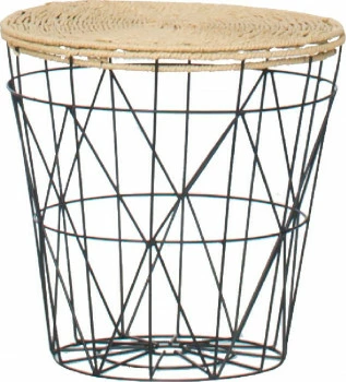 Stolik metalowy Tasso 9 (czarny) 