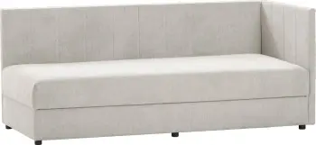 Tapczan Manilla prawy (rojal jasny szary) 