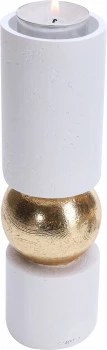 Dekoracja Luxor 29 (biały/złoty) 