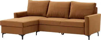 Narożnik Milano (plusz rudy)